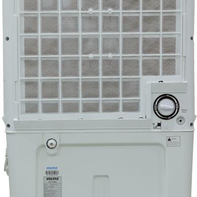 Voltas Velocity 110, with Swing Control and Dust Filters (110 Litre Capacity, Water Level Indicator, Honey Comb Cooling Media, White)