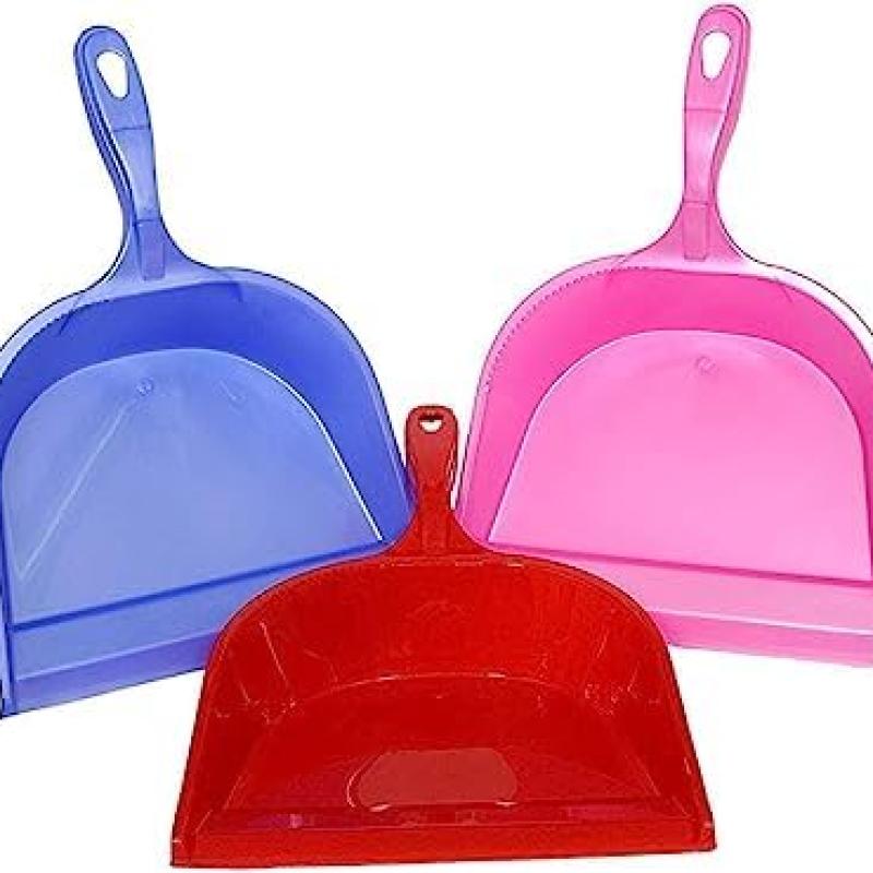 Kaamdhenu Dustpan Dust Collector Pan for Home and Kitchen (Pack of 2, Plastic Dustpan)