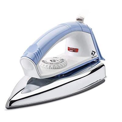 Bajaj Neo 1000 Watts Plastic New Popular Dry Iron, 17.5 Quart, Blue