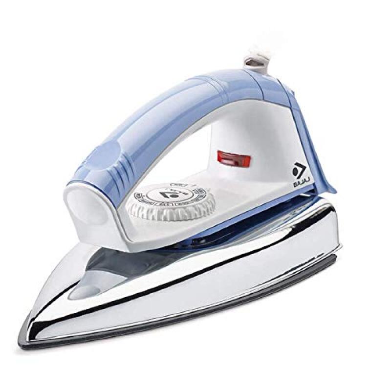 Bajaj Neo 1000 Watts Plastic New Popular Dry Iron, 17.5 Quart, Blue