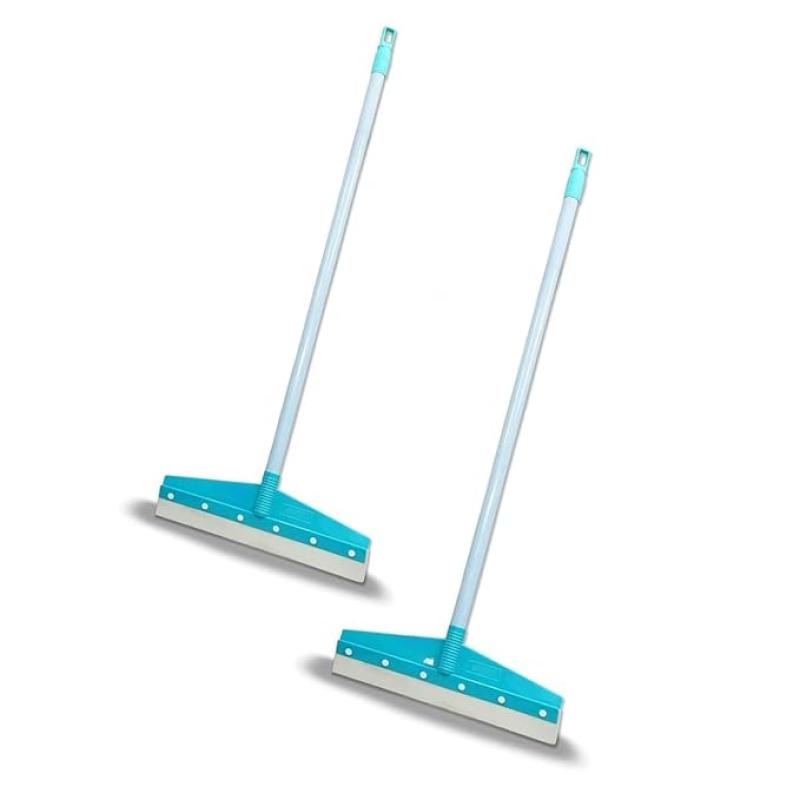 SHAGUN Heavy-Duty Floor Wiper with Long Handle Rubber Blade for Efficient Cleaning