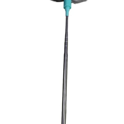 SHAGUN Lotus Jala – Extendable Telescopic Ceiling & Fan Duster with Soft Bristles and Steel Rod, Sea Green Handle