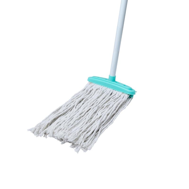SHAGUN Premium Microfiber Cotton Mop Heavy Duty Floor Cleaning with Sturdy Handle & Super Absorbent Head Scartchless Mop