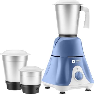 Orient Electric Stainless Steel Sprint Super 3 Jar 500W Mixer Grinder.(Mgss50B3/Blue & White)