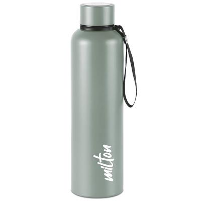 Milton Aura 1000 Thermosteel Bottle, 1 Litre, Light Green | 24 Hours Hot and Cold | Easy to Carry | Rust & Leak Proof