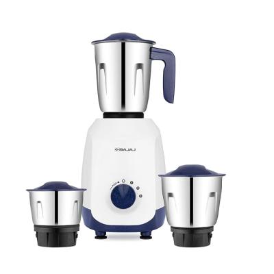 Bajaj Ninja Series Grace 500W Mixer Grinder | Mixie For Kitchen With Duracut® Blades | 2-In-1 Blade Function For Dry & Wet Grinding | 2 Mixie Jars | 5-Yr Motor Warranty 【Midnight Blue】