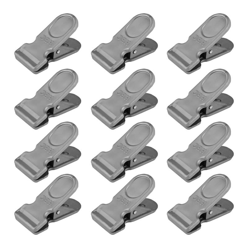 Cloth Clip (Black, Heavy Duty, Pack Of 12)