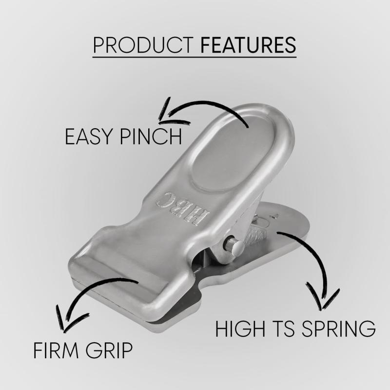 Cloth Clip (Black, Heavy Duty, Pack Of 12)