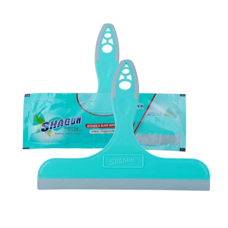 SHAGUN Premium Silicone Kitchen & Glass Wiper | Multi-Purpose Window, Mirror & Tile Cleaner ( Pack Of 2 )