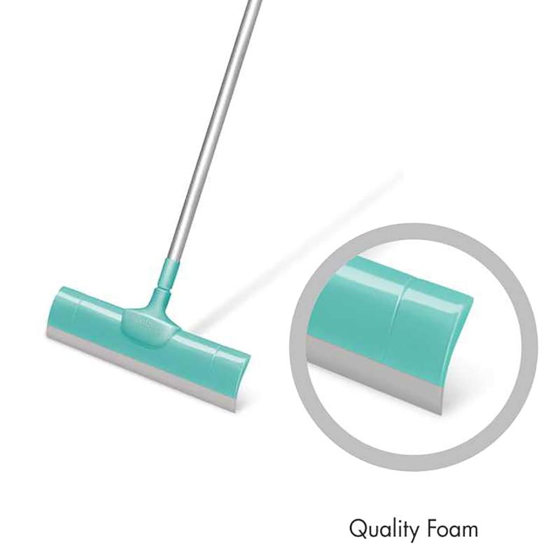Spotzero By Milton Plastic Slender Floor Wiper 16'' (Aqua Green)