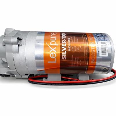 AQUAKNOT Lex’pure SILVER-100 RO Booster Pump | High Pressure 24V DC | Improves Water Flow for RO, UV & TDS Controller Systems, 1- Yr warranty
