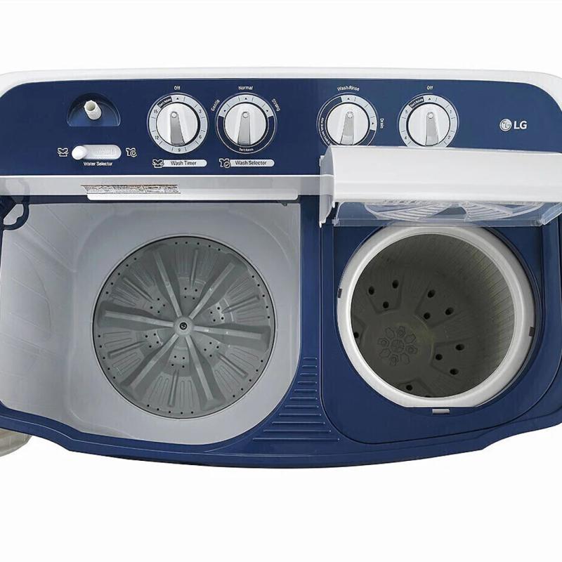 LG 7 kg Semi Automatic Top Load Blue, White (P7010NBAZ)