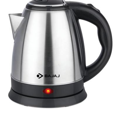 Bajaj KTX 1.2 Litre DLX Electric Kettle | 1350W Kettle With Stainless Steel Body | Cordless Operation | Auto Shut-Off Mechanism | 2-Yr Warranty 【Silver & Black】