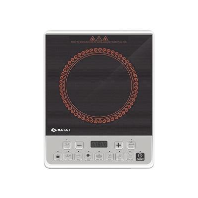 Bajaj Majesty ICX Pearl 1900W Induction Cooktop with Pan sensor and Voltage Pro Technology, Black