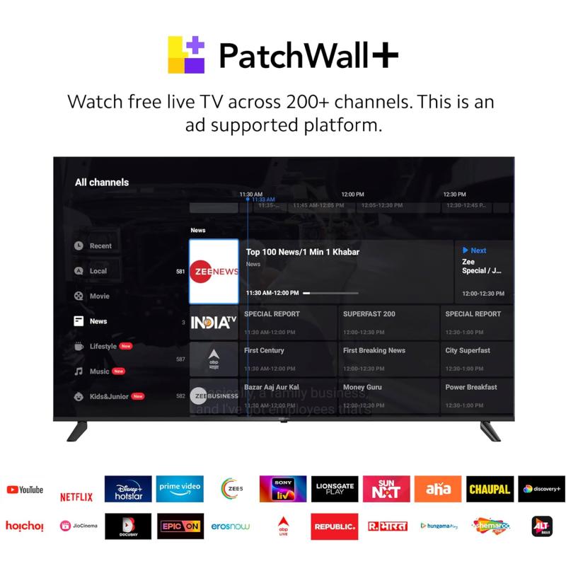 MI 80 cm (32 inches) A Series HD Ready Smart Google LED TV L32M8-5AIN (Black)