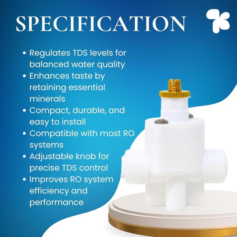 AQUAKNOT Manual TDS Adjuster/Controller for RO Water Purifier