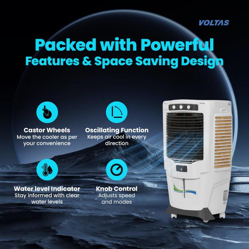 Voltas Victor Air Cooler- 55L, Multicolor, (Pack Of 1)