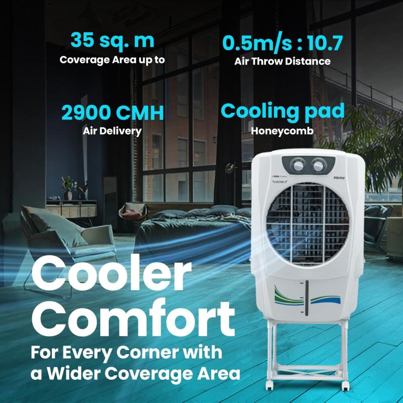 Voltas Victor 47 Air Cooler - 47L, White