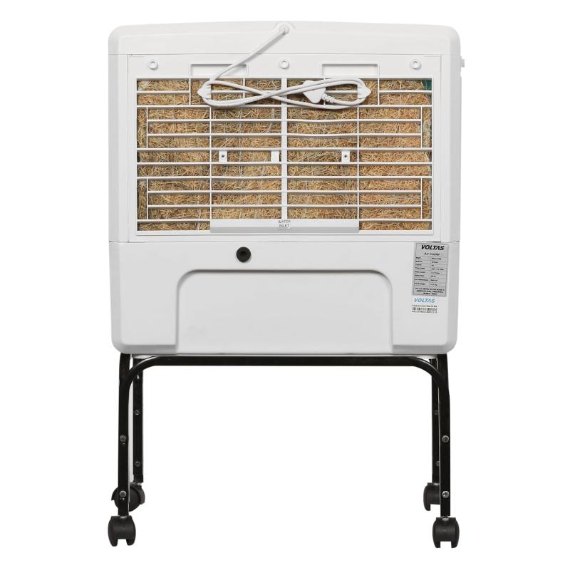 Voltas Wind 54 WW Air Cooler for Home, Wood Wool Cooling Pads with 3 Speed Settings, 54 Litres, White