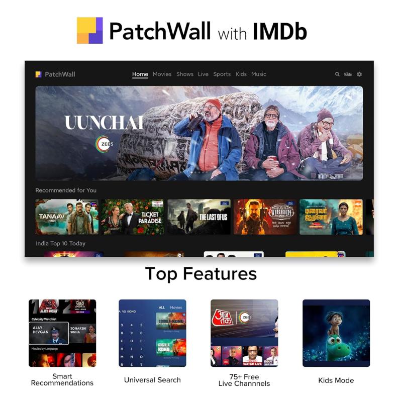 MI 80 cm (32 inches) A Series HD Ready Smart Google LED TV L32M8-5AIN (Black)