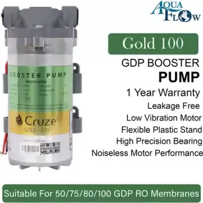 AQUAKNOT Cruze RO Booster Pump 100GPD Diaphragm Water Pump  (0.1 hp)