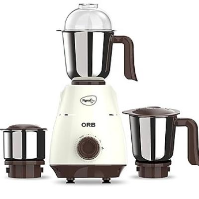 Pigeon by Stovekraft ORB Mixer Grinder 750 Watts Motor Warranty of 5 Years on Motor Over load Protection Wet & Dry Grinding White