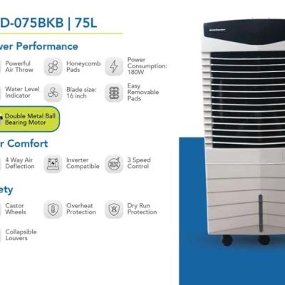 KELVINATOR DESERT COOLER 75L KJCD075BKB