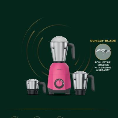 BAJAJ QUARTZ GARNET PINK 750W 750 W Mixer Grinder (QUARTZ GARNET PINK 750W | 3 Jars | Pink)