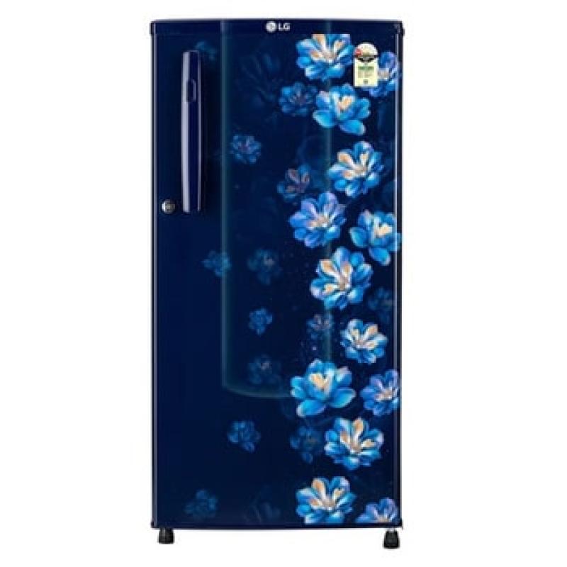 LG 180L, 1 Star, Blue Jasmine, Direct Cool Single Door Refrigerator GL-B181OBJB